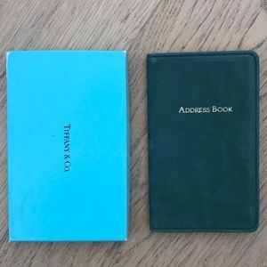 Vintage Tiffany Address Book with original box